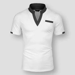 High-endmenclothing Store Sky Madrid Achen Polo Shirt Men's Apparels