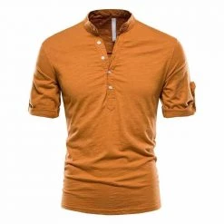 NEGIZBER Trend Store Saint Morris Middle Sleeve Shirt Men's Apparels