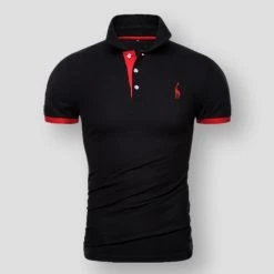 AIOPESON Official Store Sky Madrid Giraffe Polo Shirt Men's Apparels