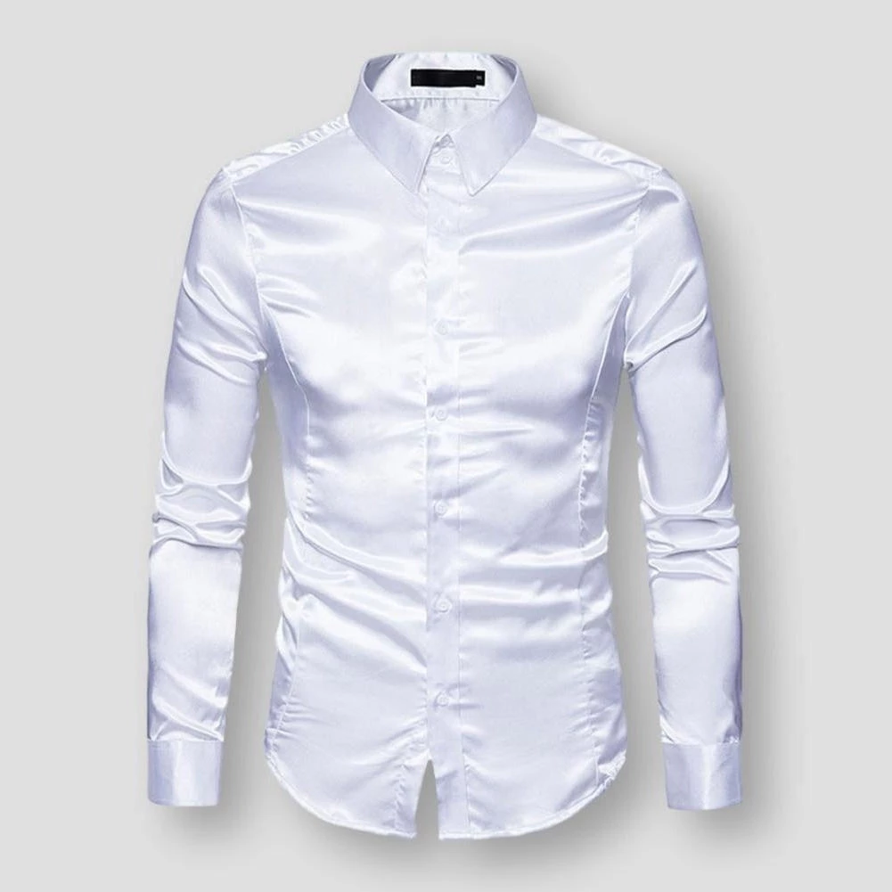 CW CW Store Men's Apparels Saint Morris Bonn Satin Shirt 3 CW CW Store Men's Apparels Saint Morris Bonn Satin Shirt