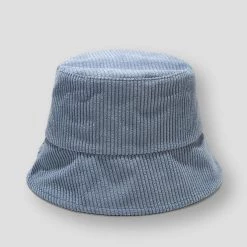 YiYi 1217 Store Sky Madrid Corduroy Bucket Hat Men's Apparels