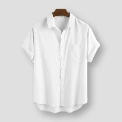 PARKLEES Official Store Men's Apparels Sky Madrid Crefeld Cotton Shirt