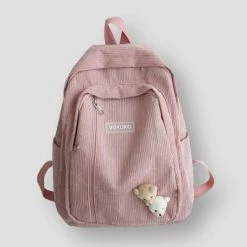Aophlola Backpack Factory Store North Royal Corduroy Bear Backpack Women's Apparels
