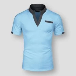 High-endmenclothing Store Sky Madrid Achen Polo Shirt Men's Apparels