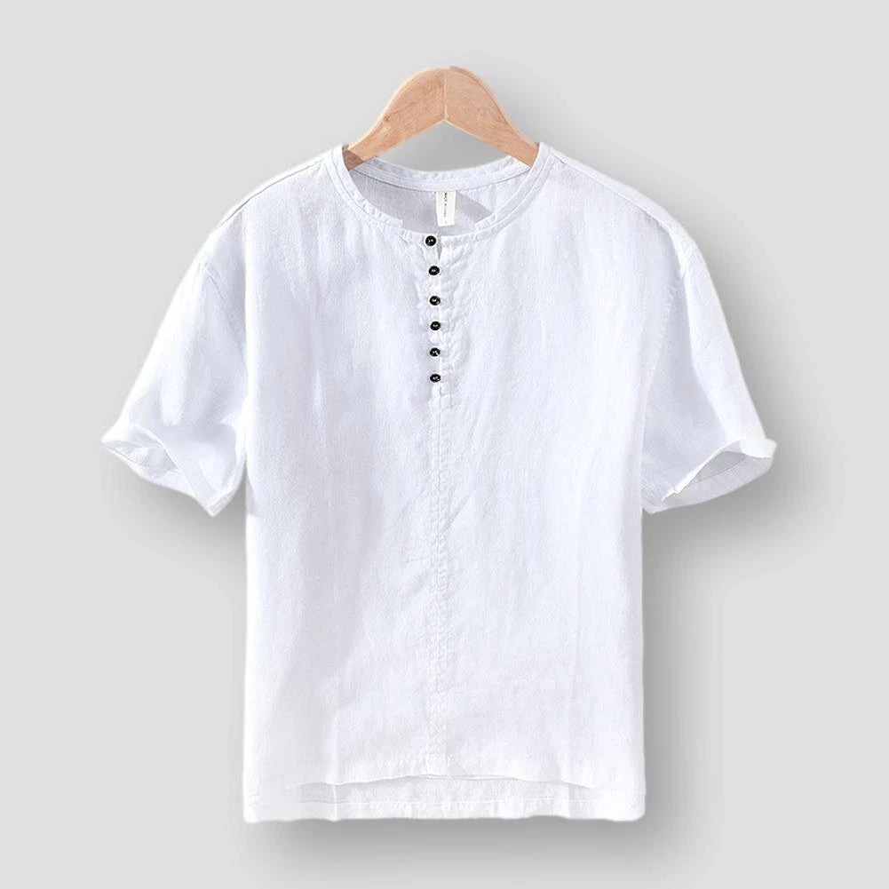 M Cotton Linen Store Men's Apparels Sky Madrid Hagen Linen Shirt 3 M Cotton Linen Store Men's Apparels Sky Madrid Hagen Linen Shirt