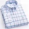 Purple Street Sky Madrid Plaid Button-Down Shirt