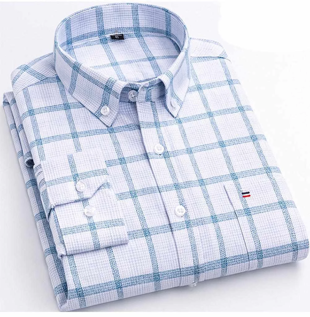 Purple Street Sky Madrid Plaid Button-Down Shirt 3 Purple Street Sky Madrid Plaid Button-Down Shirt