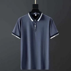 KUAIJUE Store Saint Morris Dual Tone Polo Shirt Men's Apparels