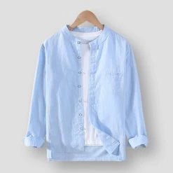 Cotton Linen Store Saint Morris Parrini Linen Shirt
