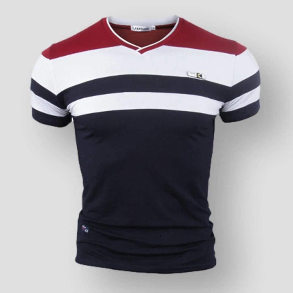 SunnyWeCool Store Men's Apparels Sky Madrid Karlstad Striped Shirt