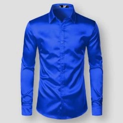 Hipster Wardrobe Store Sky Madrid Sheridan Satin Shirt Men's Apparels 9 Hipster Wardrobe Store Sky Madrid Sheridan Satin Shirt Men's Apparels