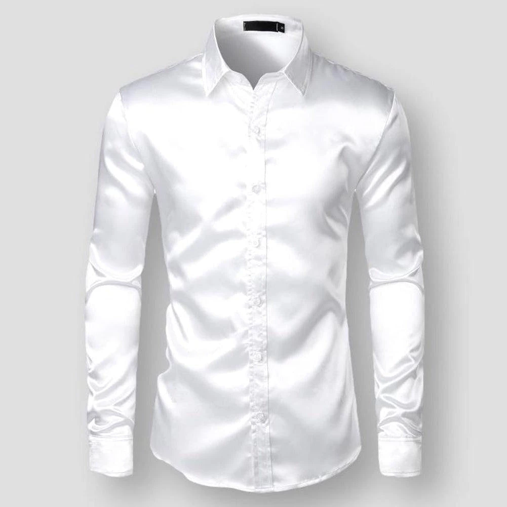 Hipster Wardrobe Store Sky Madrid Sheridan Satin Shirt Men's Apparels 7 Hipster Wardrobe Store Sky Madrid Sheridan Satin Shirt Men's Apparels