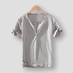 M Cotton Linen Store Sky Madrid Tyrol Cotton Shirt Men's Apparels