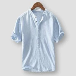 Suehaiwe Official Store Saint Morris Provence Linen Shirt