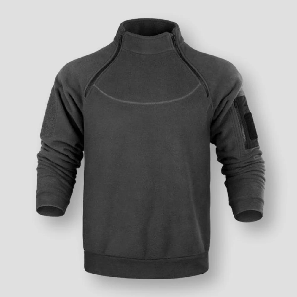 Tangeel Store Sky Madrid Zipper Fleece Sweater 4 Tangeel Store Sky Madrid Zipper Fleece Sweater