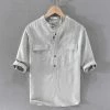 Cotton Linen Store Saint Morris Monaco Linen Shirt Men's Apparels 1 Cotton Linen Store Saint Morris Monaco Linen Shirt Men's Apparels