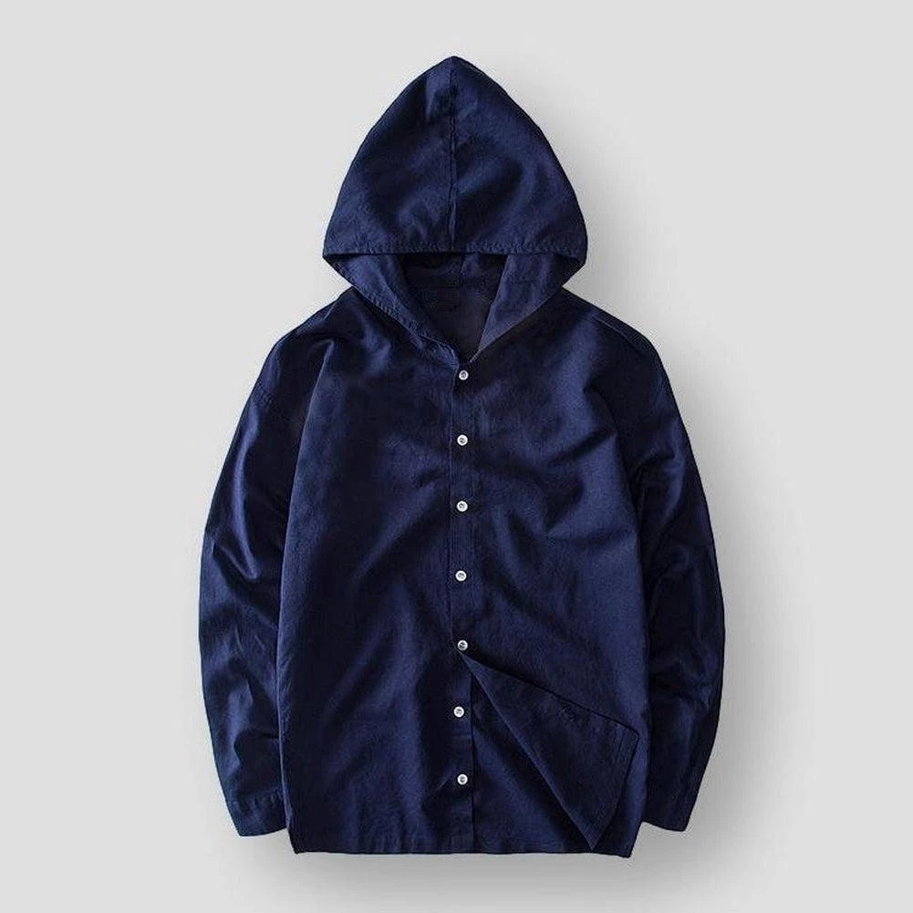 China Cloth Sky Madrid Linen Hooded Shirt 6 China Cloth Sky Madrid Linen Hooded Shirt