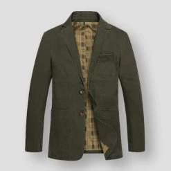 Pinecypress Official Store Sky Madrid Chamonix Cotton Blazer