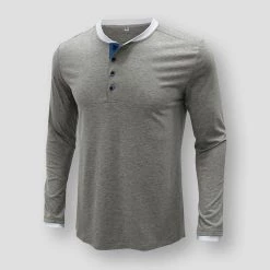 Mens Wardrobe Store Sky Madrid Croix Henley Shirt Men's Apparels 10 Mens Wardrobe Store Sky Madrid Croix Henley Shirt Men's Apparels