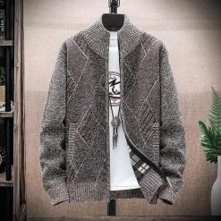 S-W-G Menswear Store Store North Royal Varsity Wool Cardigan Men's Apparels