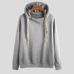 In My Closet Store North Royal Rainbow Drawstring Hoodie Men's Apparels 6 In My Closet Store North Royal Rainbow Drawstring Hoodie Men's Apparels