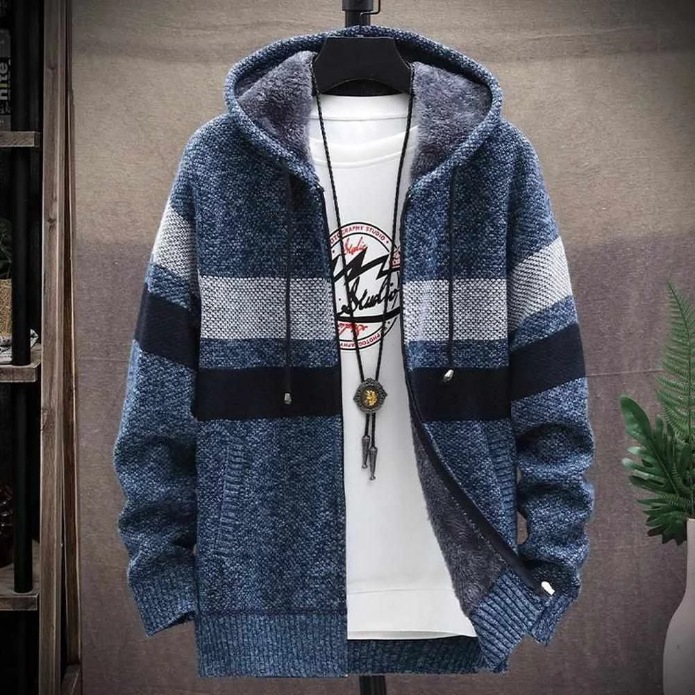 Zongke-4 Store Harvey Hooded Wool Cardigan Men's Apparels 8 Zongke-4 Store Harvey Hooded Wool Cardigan Men's Apparels