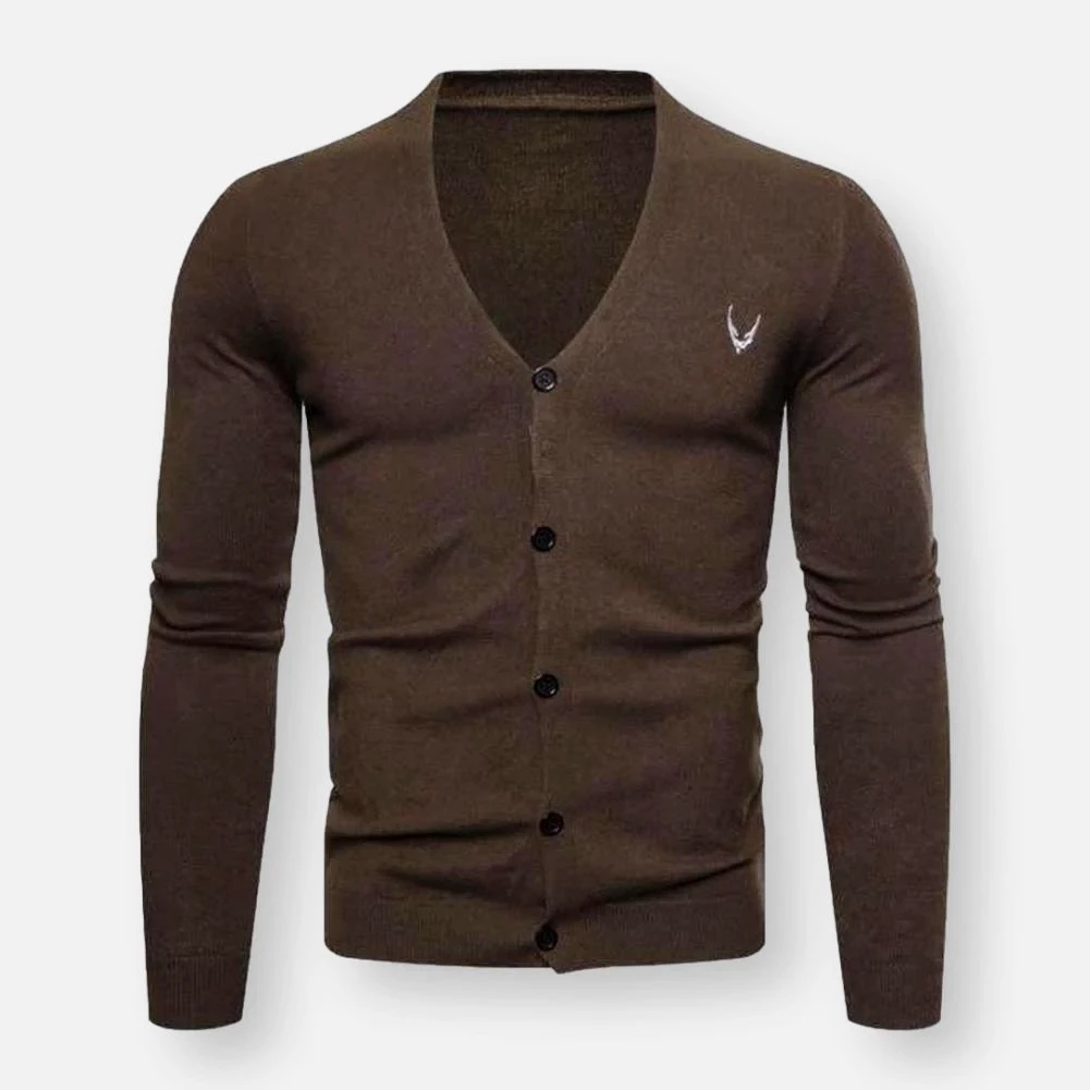 Mapleking Store Sky Madrid Knitted Slim Cardigan Men's Apparels 6 Mapleking Store Sky Madrid Knitted Slim Cardigan Men's Apparels