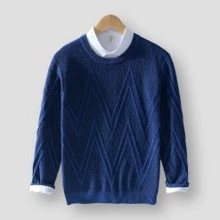 Cotton Linen Store North Royal Alos Knitted Pullover