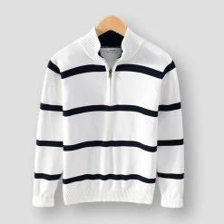 Pinecypress Official Store Sky Madrid Houghton Striped Pullover Men's Apparels 12 Pinecypress Official Store Sky Madrid Houghton Striped Pullover Men's Apparels