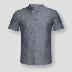 Suchila Clothes Store Men's Apparels North Royal Chambery Linen Shirt