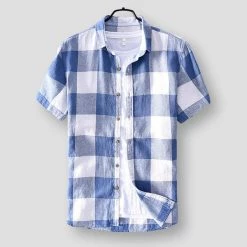 Pinecypress Official Store North Royal Gijon Linen Shirt Men's Apparels