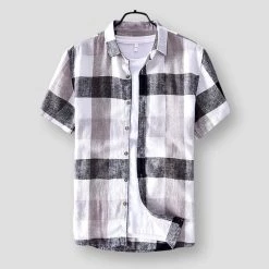 Pinecypress Official Store North Royal Gijon Linen Shirt Men's Apparels
