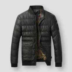 Mapleking Store Men's Apparels North Royal Padded Logo Jacket