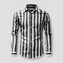 Awesome Clothes Store Sky Madrid Laurel Linen Shirt Men's Apparels