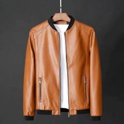 Lawrenceblack Official Store Sky Madrid Casual Leather Jacket