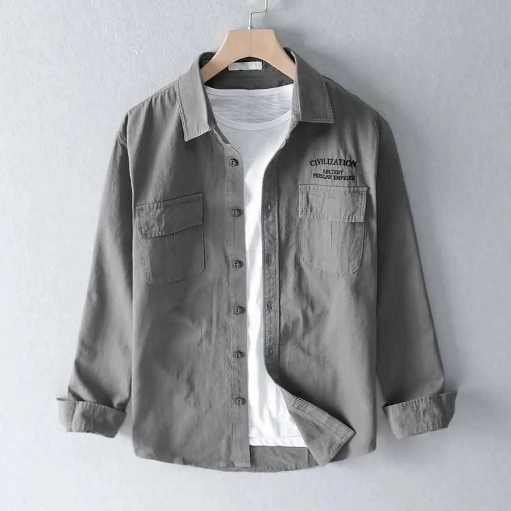 Cotton Linen Store North Royal Retro Pocket Shirt 6 Cotton Linen Store North Royal Retro Pocket Shirt