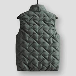 HAWAIFISH Outfit Store Sky Madrid Padded Zip-Up Vest