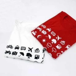 Hillbilly Official Store Sky Madrid Traveler Casual Tee Men's Apparels