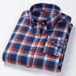 Q&L Factory Outlet Store Edison Plaid Shirt Men's Apparels 10 Q&L Factory Outlet Store Edison Plaid Shirt Men's Apparels