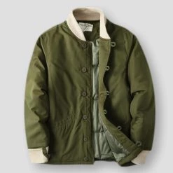 The Forest Wind Factory Store Saint Morris Thermal Baseball Jacket