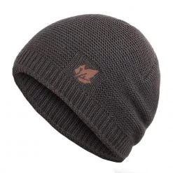 AWFASHION Store North Royal Knitted Logo Beanie Men's Apparels