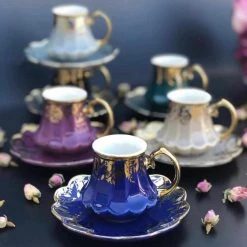 Moon Mogul Saint Morris Porcelain Coffee Set Home