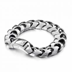 Kalen Official Store Saint Morris Stainless Steel Chain Bracelet Men's Apparels