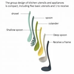 Alina Living Store Home Stackable Utensils Set (6 Pieces)