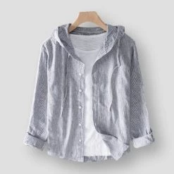 BOU Store Saint Morris Apex Linen Shirt