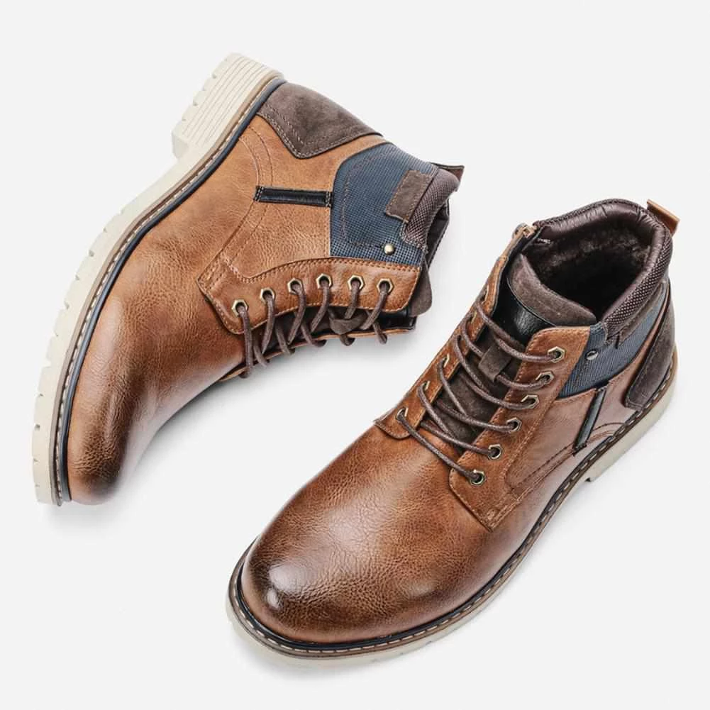 Hecrafted Footwear Store Men's Apparels Sky Madrid Leather Ankle Boot 5 Hecrafted Footwear Store Men's Apparels Sky Madrid Leather Ankle Boot