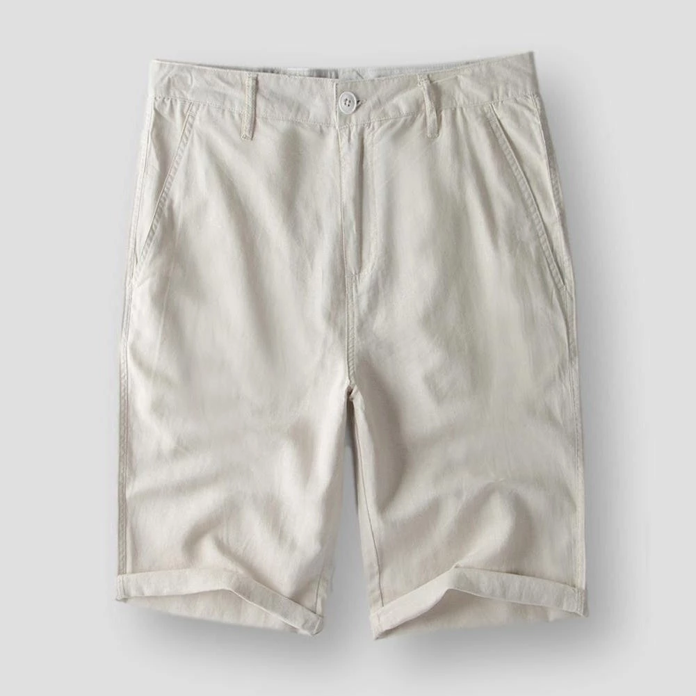 Cotton Linen Store North Royal Pyrgos Linen Shorts 4 Cotton Linen Store North Royal Pyrgos Linen Shorts