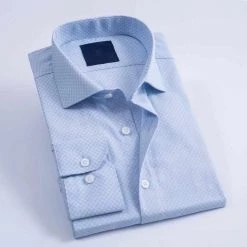 ELUNO Official Store North Royal Polka Dot Executive Shirt