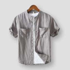 Cotton Linen Store Sky Madrid Genk Linen Shirt