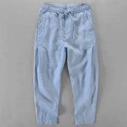 China Cloth Men's Apparels Saint Morris Coastal Linen Pants